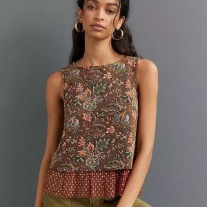 Eva Franco Jacquard Sleeveless Top